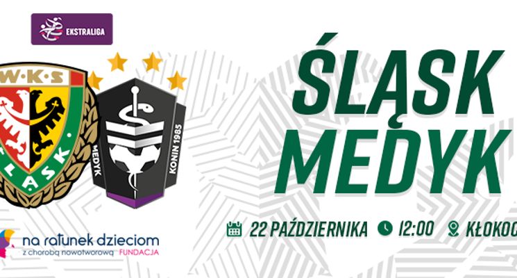 Plakat Ekstraliga kobiet: WKS Śląsk Wrocław – Medyk Konin