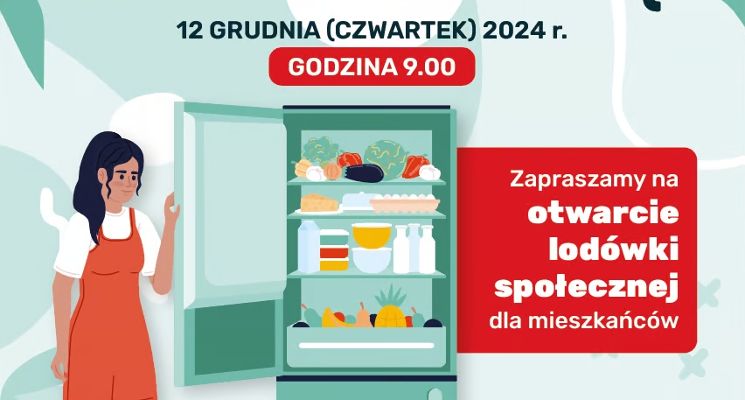 Plakat Wrocław i CH Gaj nie marnują! Otwarcie lodówki społecznej