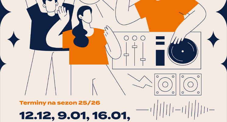 Plakat Silent Disco na Lodowisku Tarczyński Arena Wrocław