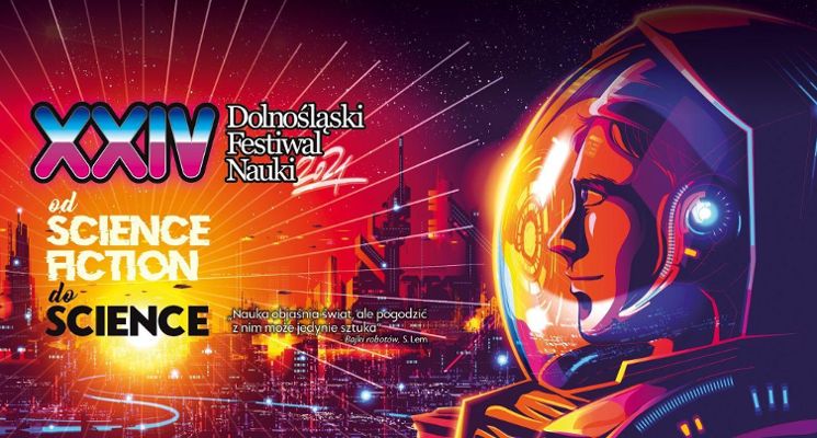 Plakat Dolnośląski Festiwal Nauki 2021