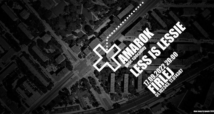 Plakat Less Is Lessie + Amarok –  koncert w Firleju