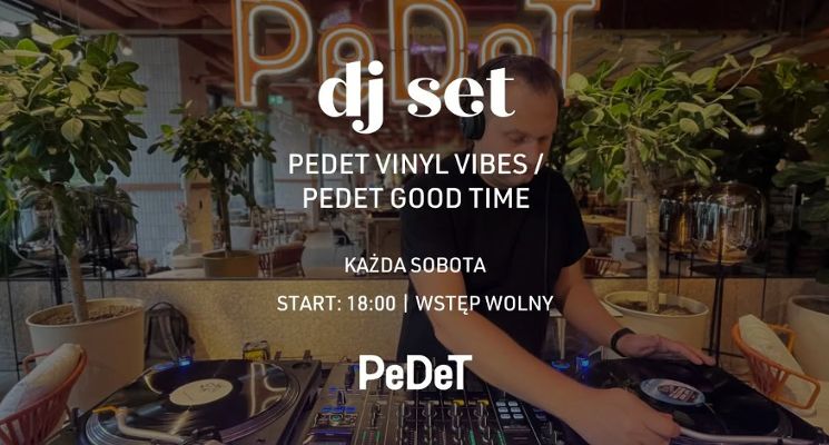 Plakat DJ Set w PeDeT