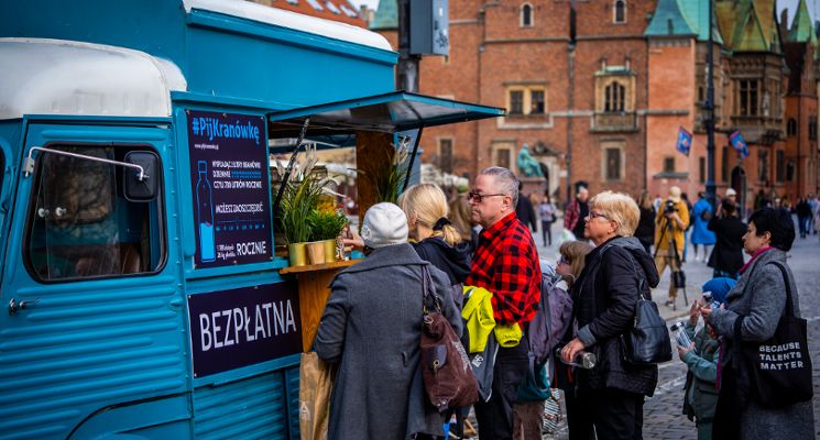 Plakat Światowy Dzień Wody we Wrocławiu – piknik na placu Solnym