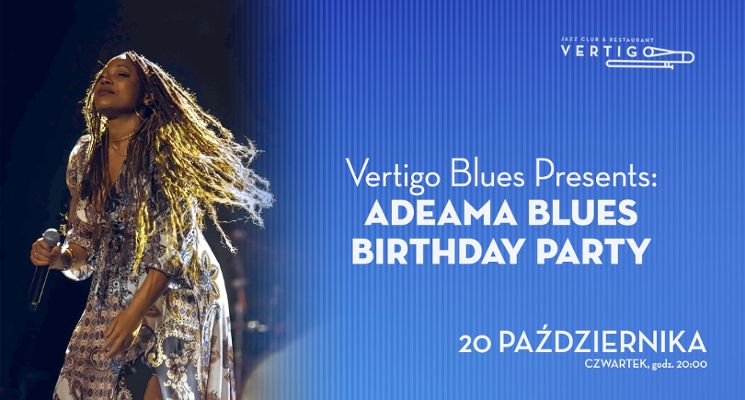 Plakat Adeama Blues Birthday Party