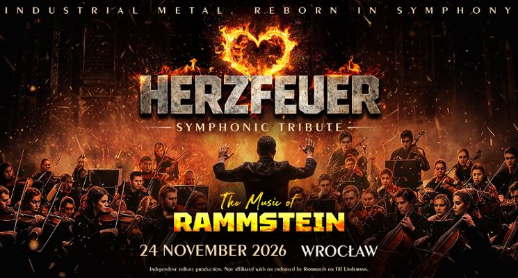 Plakat Rammstein Symphonic Experience we Wrocławiu