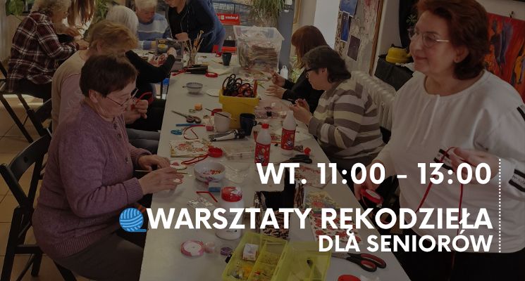 Plakat Rękodzieło dla Seniorów