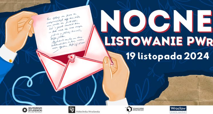 Plakat Nocne listowanie na PWr