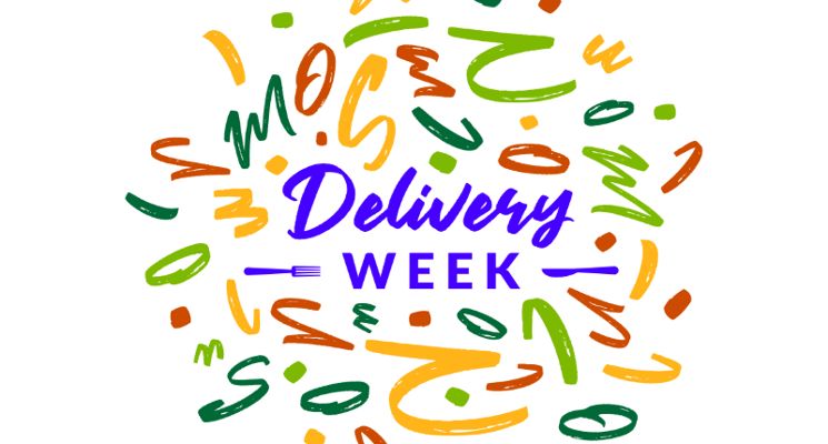 Plakat Trwa Delivery Week – jedz smacznie i pomagaj