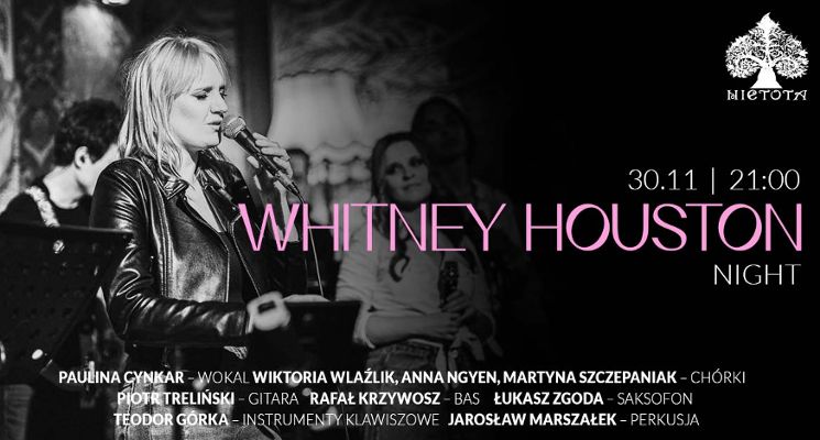 Plakat Whitney Houston Night