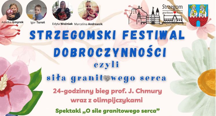 Plakat Strzegomski Festiwal Dobroczynności