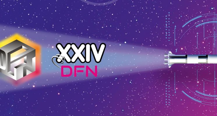 Plakat XXIV DFN 2021 z Politechniką Wrocławską – online
