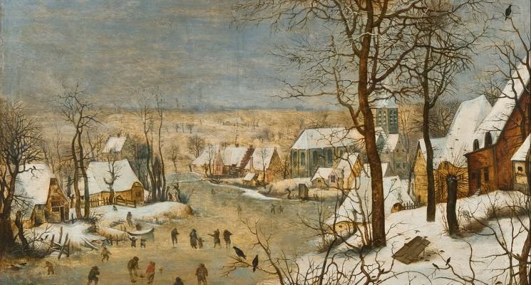 Plakat Bruegel i pejzaże zimowe [WYKŁAD]