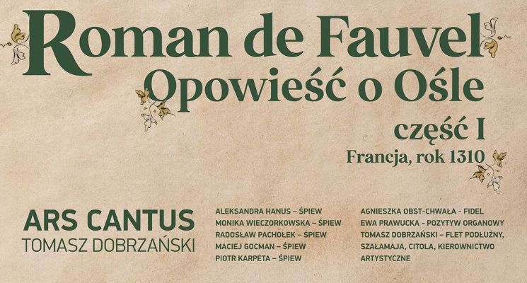 Plakat Roman de Fauvel – Opowieść o Ośle, cz. 1