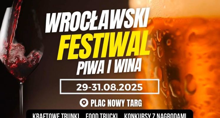 Plakat Wrocławski Festiwal Piwa i Wina