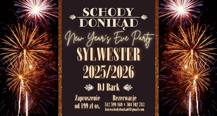 Plakat Sylwester 2025/26