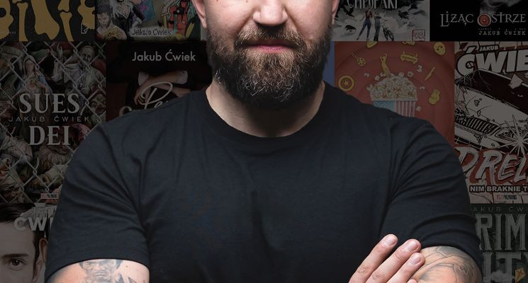 Plakat Jak wybrnąć z fabularnych pułapek? | kreatywne warsztaty pisarskie z Jakubem Ćwiekiem