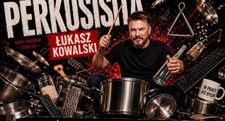 Plakat Łukasz Kowalski "Perkusista"