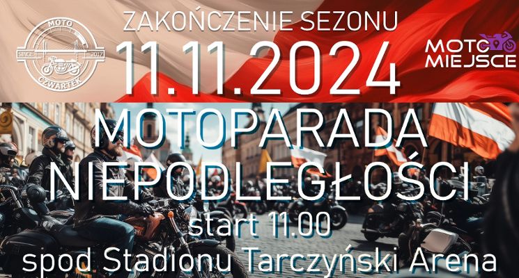 Plakat Motoparada Niepodległości