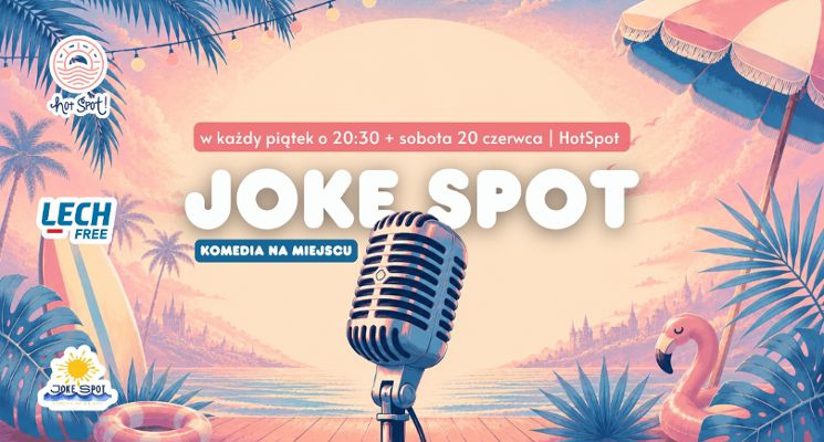 Plakat Joke Spot - komedia na miejscu
