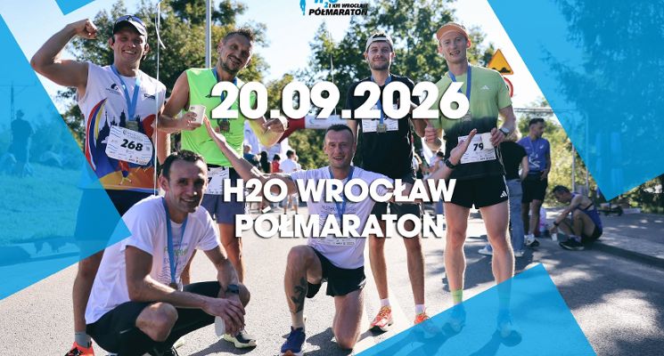 Plakat 7. H20 Wrocław Półmaraton