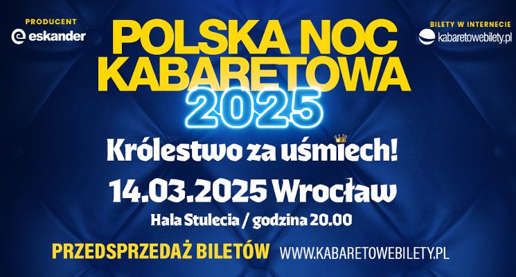 Plakat Polska Noc Kabaretowa