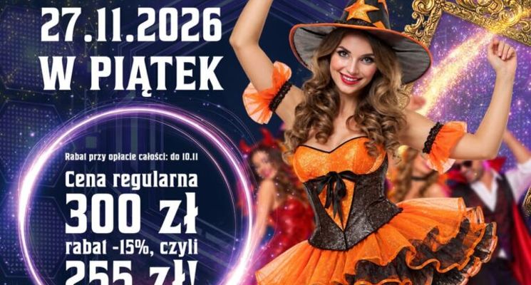 Plakat Magiczny wieczór andrzejkowy w Hotelu Jasek Premium