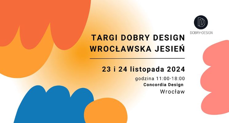 Plakat Targi Dobry Design. Wrocławska jesień
