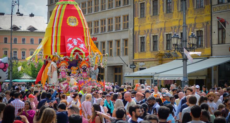 Plakat Ratha Yatra – festiwal wozów