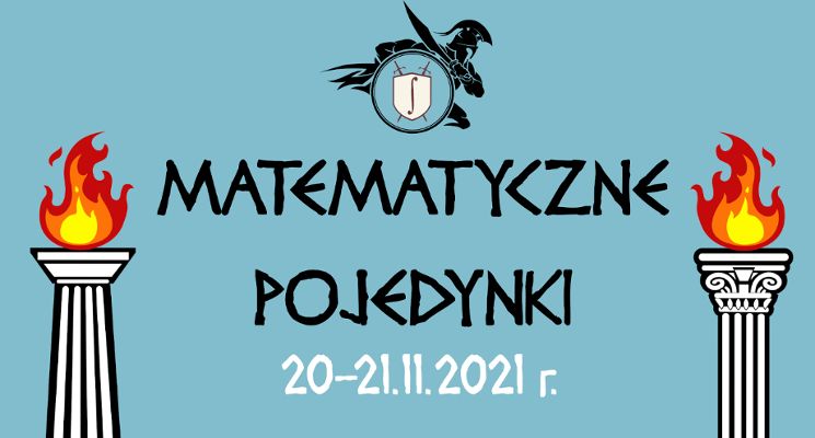 Plakat VII edycja ogólnopolskiego konkursu Matematyczne Pojedynki