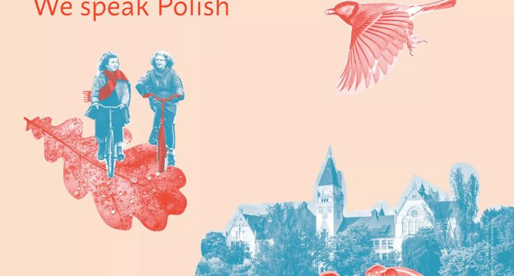 Plakat Mówimy po polsku! Aktywna nauka języka