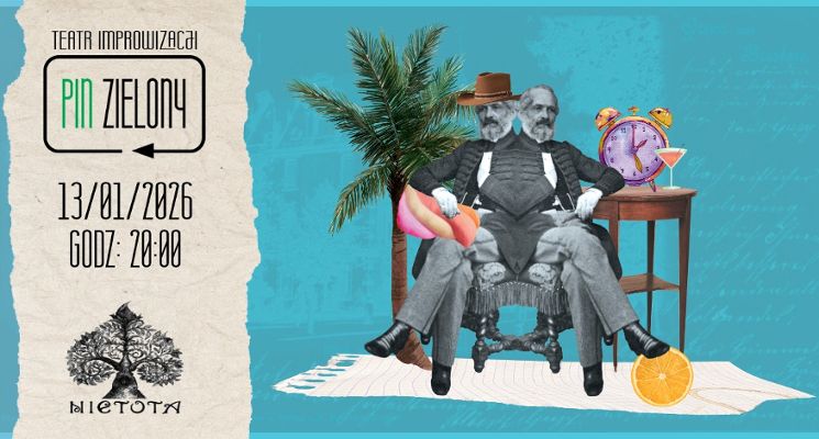 Plakat „Będę grał w grę” – improwizowane show komediowe