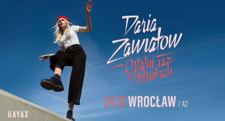 Plakat Daria Zawiałow –  dwa koncerty na Dzień Kobiet