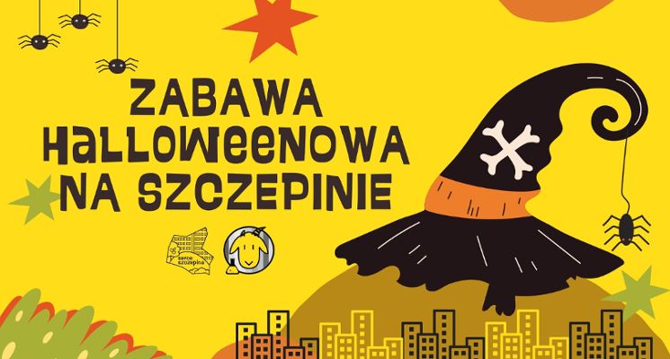 Plakat Zabawa Halloweenowa na Szczepinie
