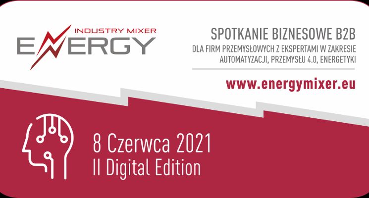 Plakat Energy Industry Mixer 2021 – spotkanie firm z sektora energetycznego