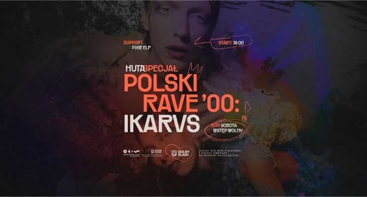 Plakat HUTA Specjał: Polski Rave ’00: IKARVS
