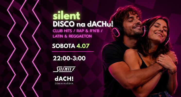 Plakat Hot Nights/Silent Disco na dACHu!