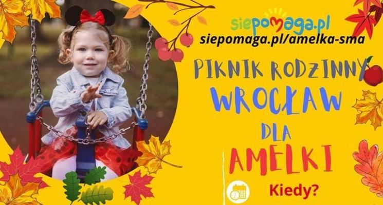 Plakat Piknik dla Amelki Gmyrek #MyszkaAmelka kontra SMA