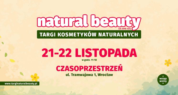 Plakat Natural Beauty - targi kosmetyków naturalnych