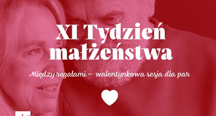 Plakat Między regałami – walentynkowa sesja dla par