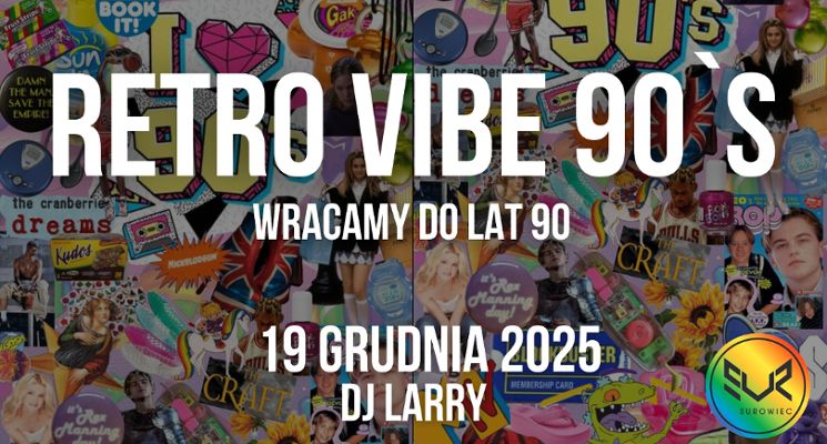 Plakat Retro Vibe 90’s – Powrót do lat 90