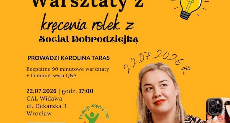 Plakat Warsztaty z kręcenia rolek