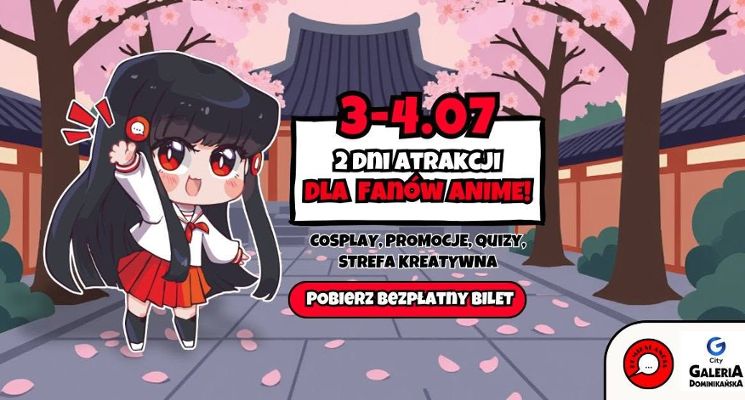 Plakat Komikslandia w Twoim mieście: Weekend anime we Wrocławiu