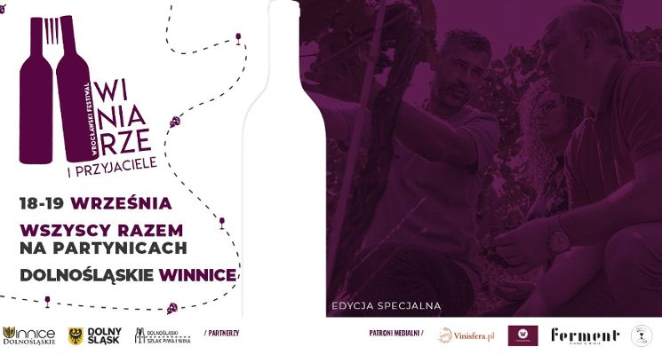 Plakat Festiwal „Winiarze i Przyjaciele”