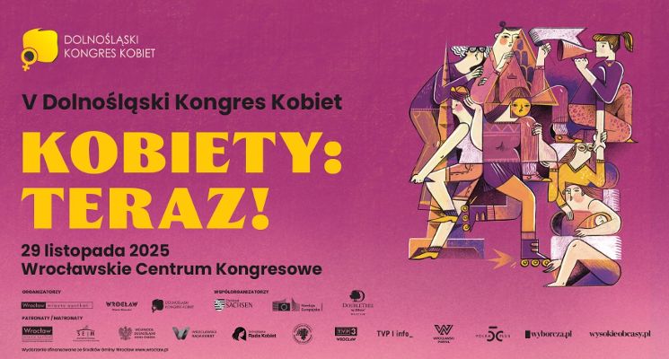 Plakat V Dolnośląski Kongres Kobiet