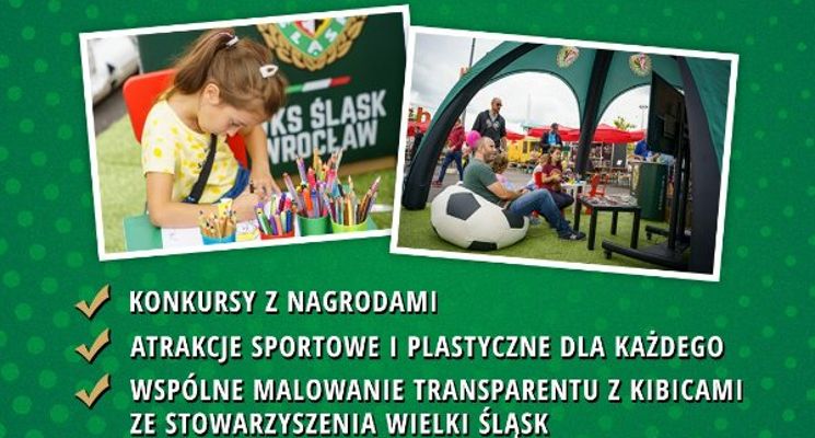 Plakat Piknik rodzinny na Osiedlu Kuźniki z Fundacją Śląska Wrocław