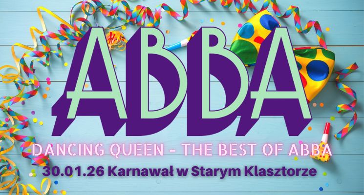 Plakat DANCING QUEEN - karnawałowy koncert "The best of ABBA"