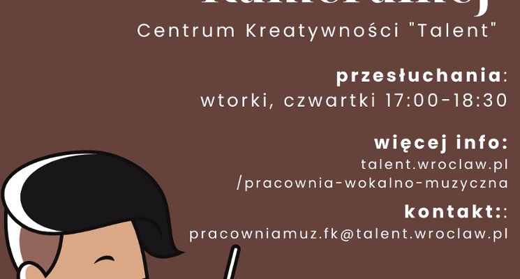 Plakat Młodzieżowa Orkiestra Kameralna CK „Talent"