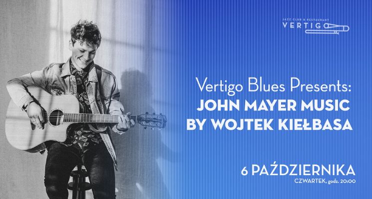 Plakat John Mayer Music by Wojtek Kiełbasa