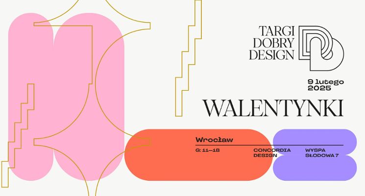 Plakat Targi Dobry Design Walentynki