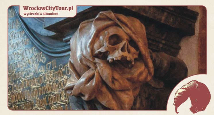Plakat „Opowieści z dreszczykiem" – wieczorne zwiedzanie Wrocławia